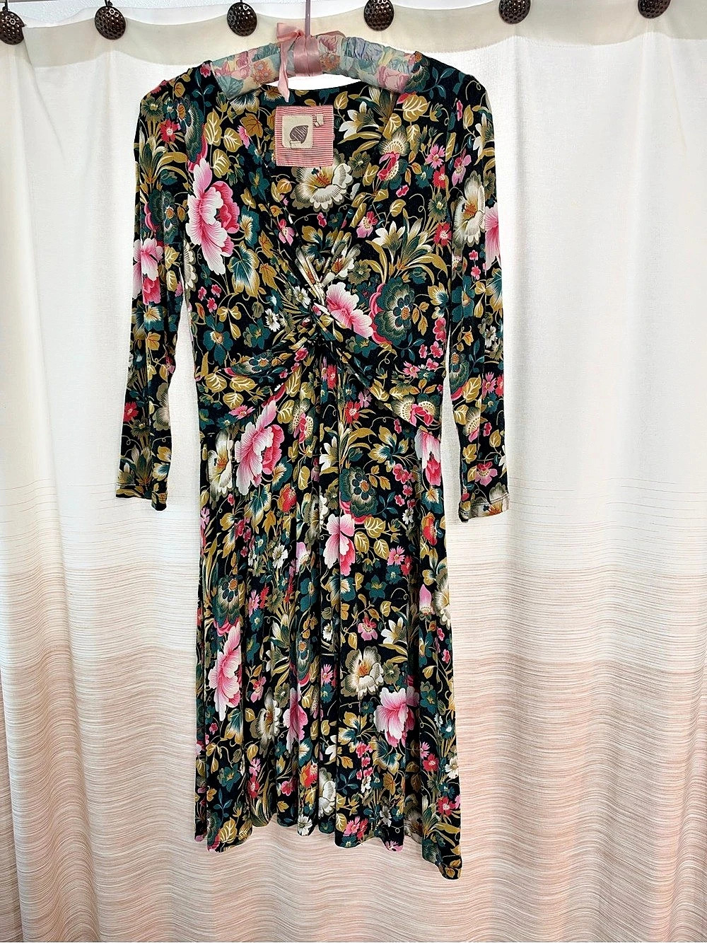 Lilka Tascade Floral Knot Dress from Anthropologie Size S